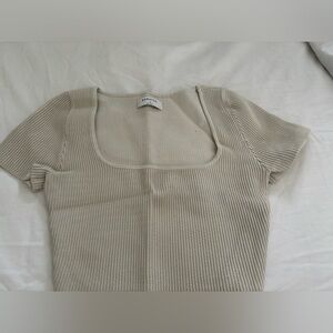 Artizia sculpt knit top